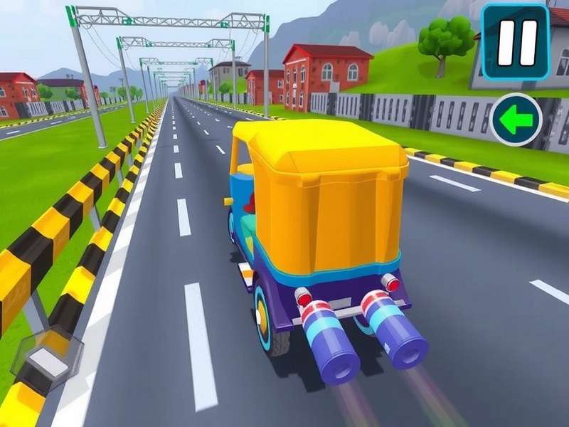 Speedster Rickshaw Gameplay Screenshot